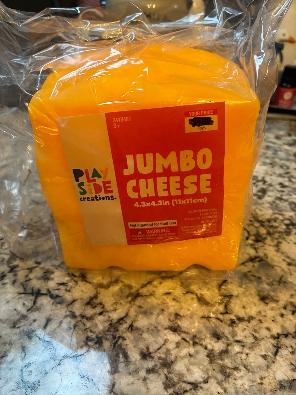 Playside Creations Jumbo Cheese Squishy